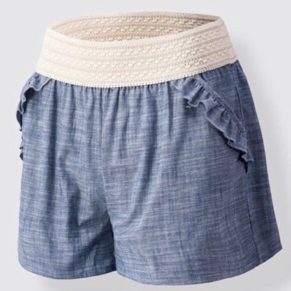 22nd Clothing Chambray Linen Shorts•NWOT! - Picture 2 of 12